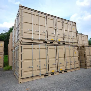NOVO CONTENTOR ISO DE CARGA SECA DE 20 PÉS – ABERTURA LATERAL COMPLETA E PORTAS DUPLAS EM UMA EXTREMIDADE